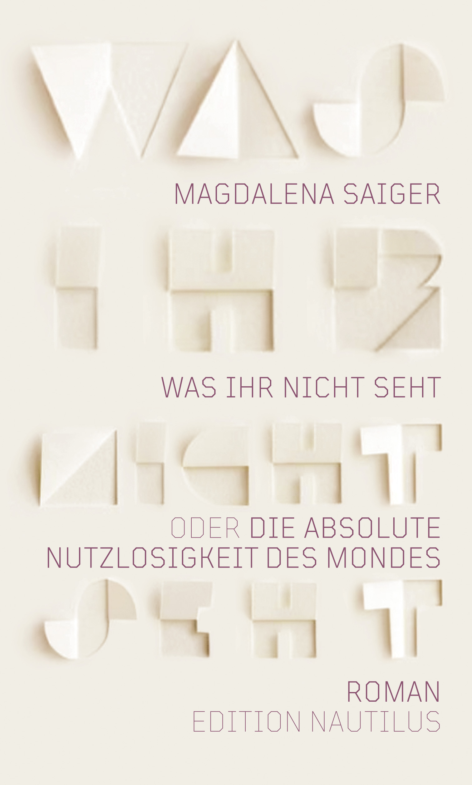 Lesung mit Magdalena Saiger